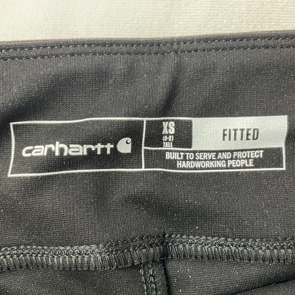 SALE‼️Carhartt 102482 - Women's Force® Utility Knit Pant Black X-small Tall NWT - Picture 8 of 11